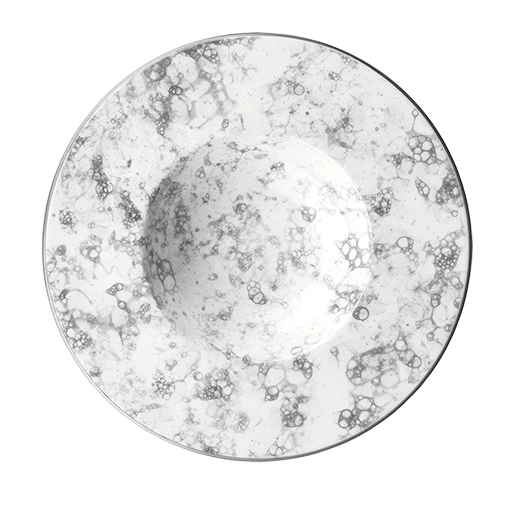 Rocks Black Banquet Çukur Tabak 28 Cm