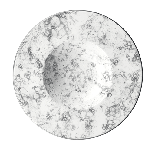 Rocks Black Banquet Çukur Tabak 28 Cm