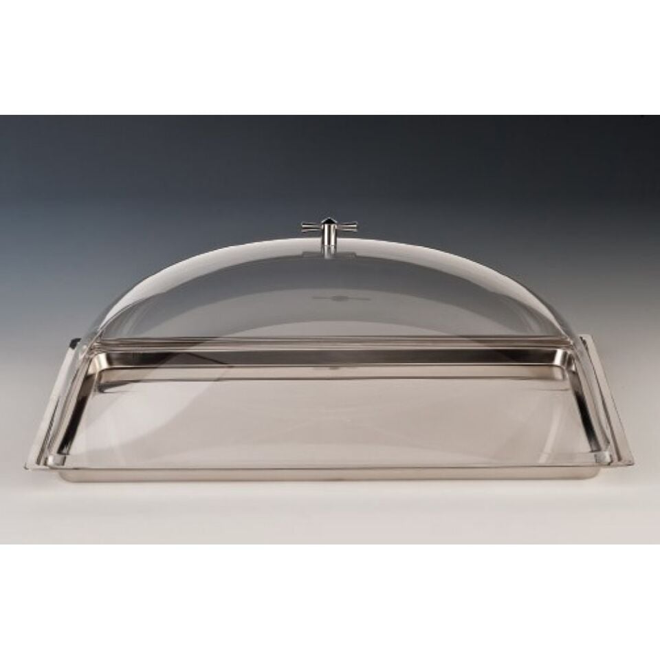 Dikdörtgen Çelik Tepsili, Kapaklı Teşhir Standı