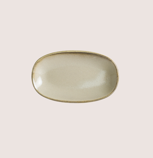 Sand  Gourmet Oval Kayık Tabak 15*8.5 Cm