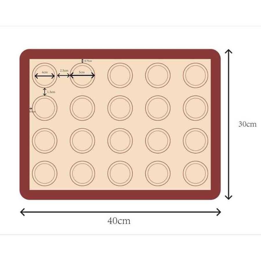 Silikon Delikli Mat 40*60 Cm